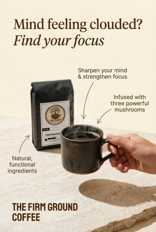 Daniel's Strength Mushroom Blend Coffee: A Healthy Coffee for Focus and Faith