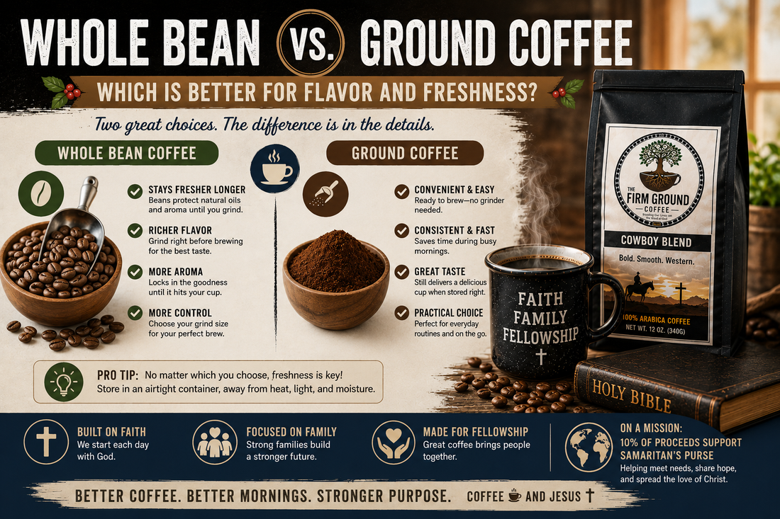 Whole Bean vs. Ground Coffee: Which Is Better for Flavor and Freshness?